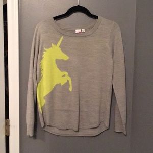 OhMG unicorn sweater (from Macy’s)